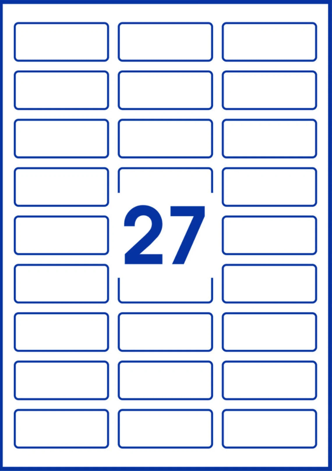 Custom personalised rectangular logo stickers