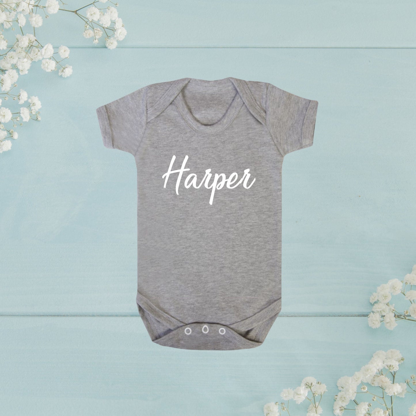 Personalised Baby vest and Babygrow