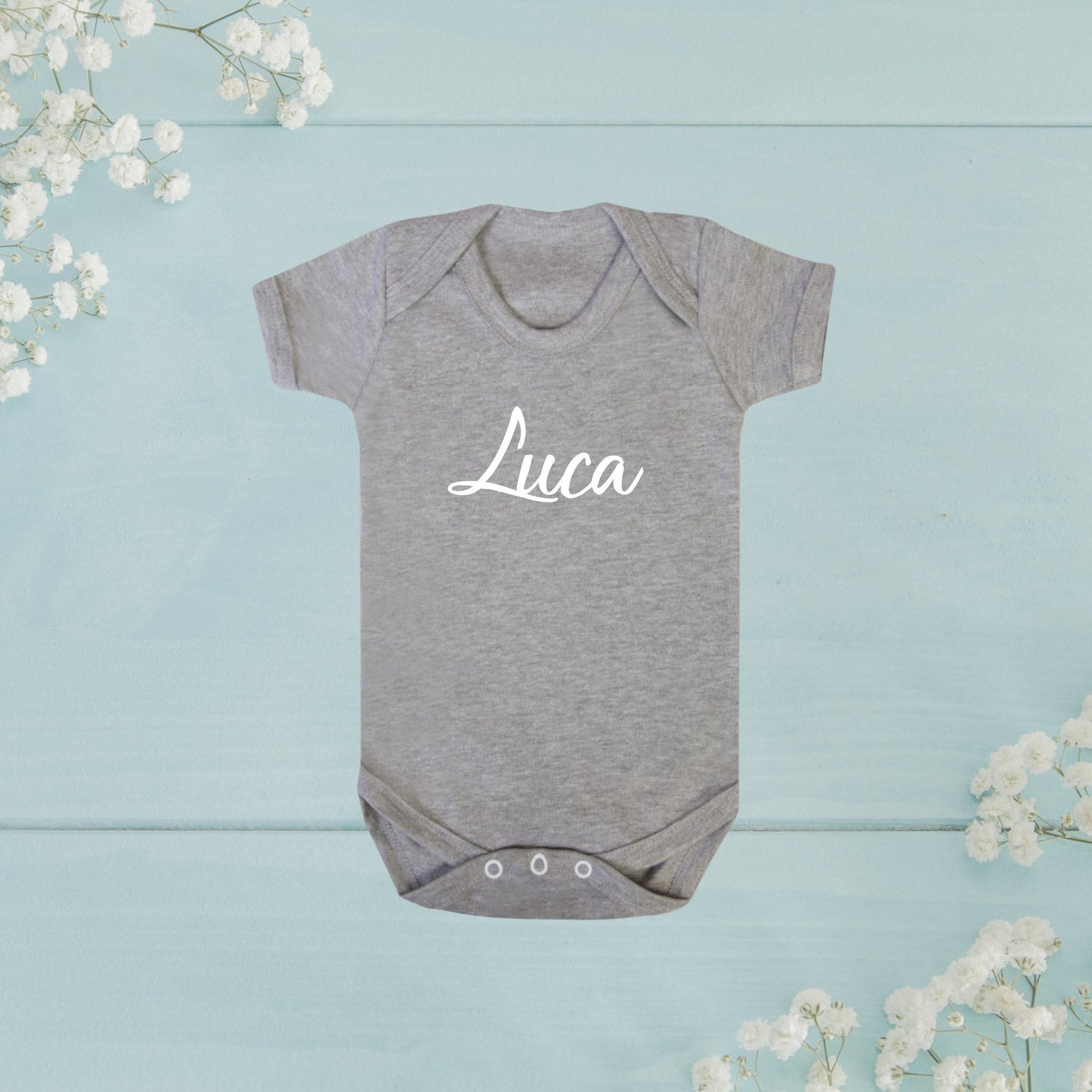 Personalised Baby vest and Babygrow
