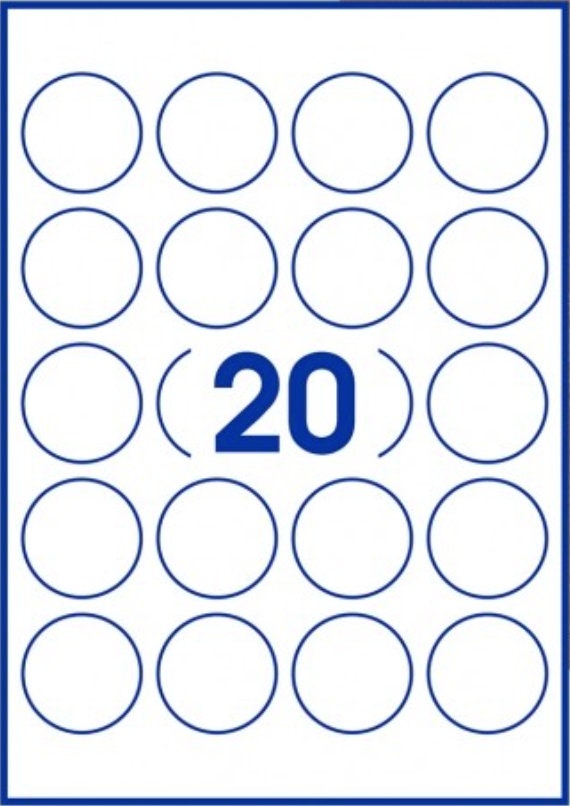 Custom personalised round logo stickers