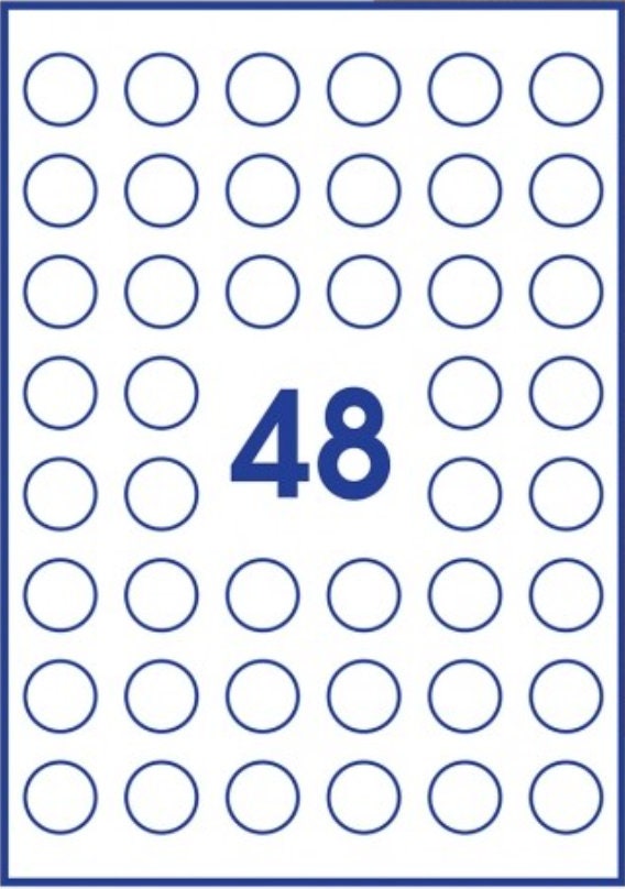 Custom personalised round logo stickers