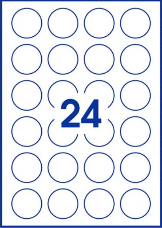 Custom personalised round logo stickers