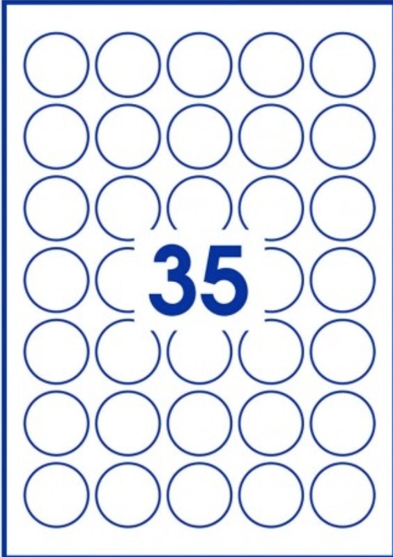 Custom personalised round logo stickers