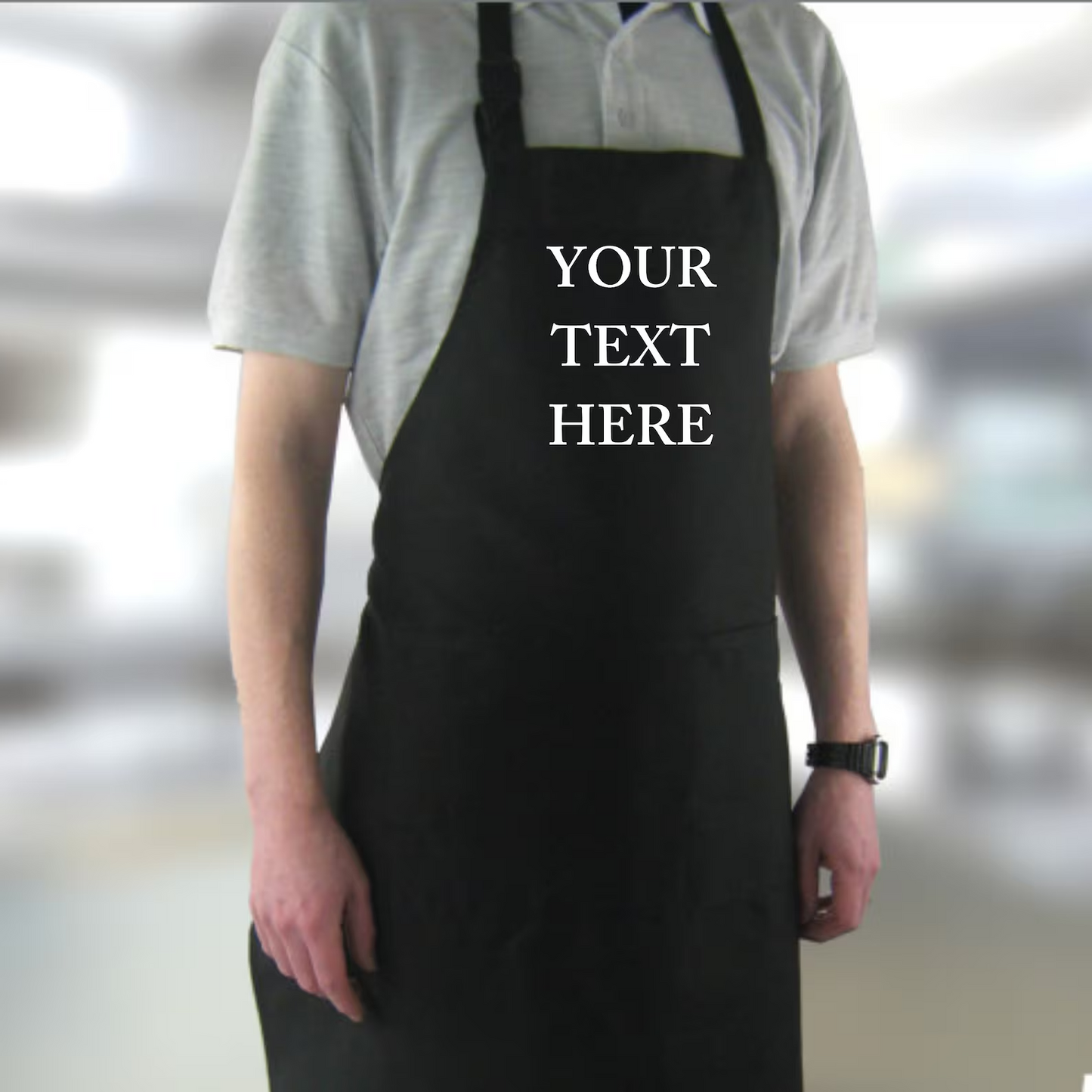 Printed Personalised Apron with pockets