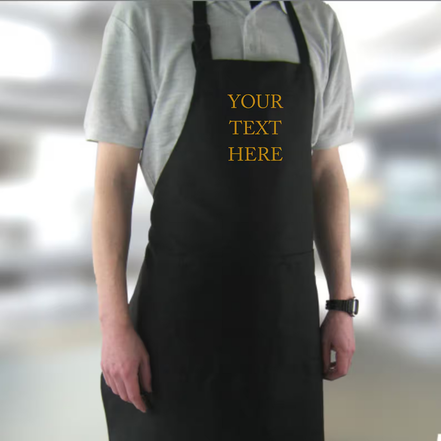 Printed Personalised Apron with pockets