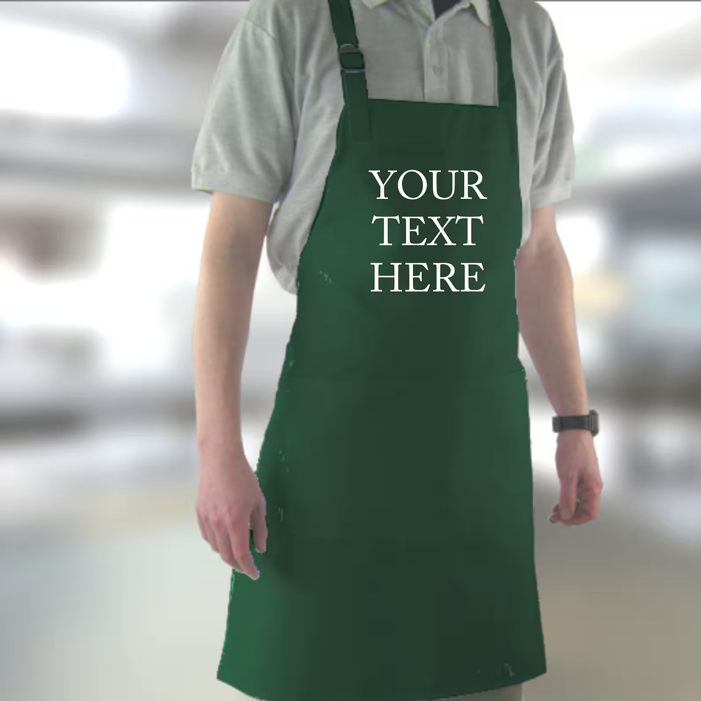 Printed Personalised Apron with pockets