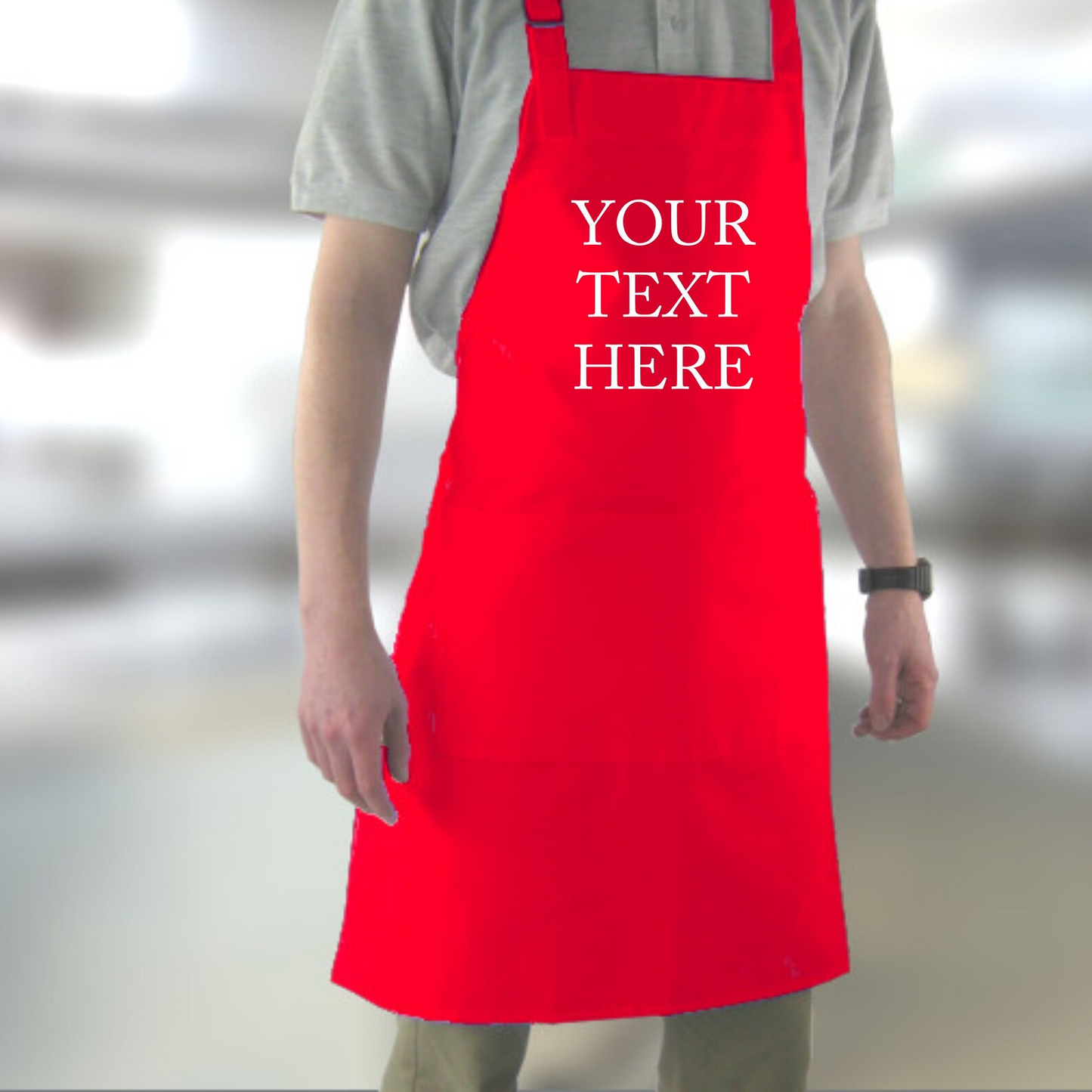Printed Personalised Apron with pockets