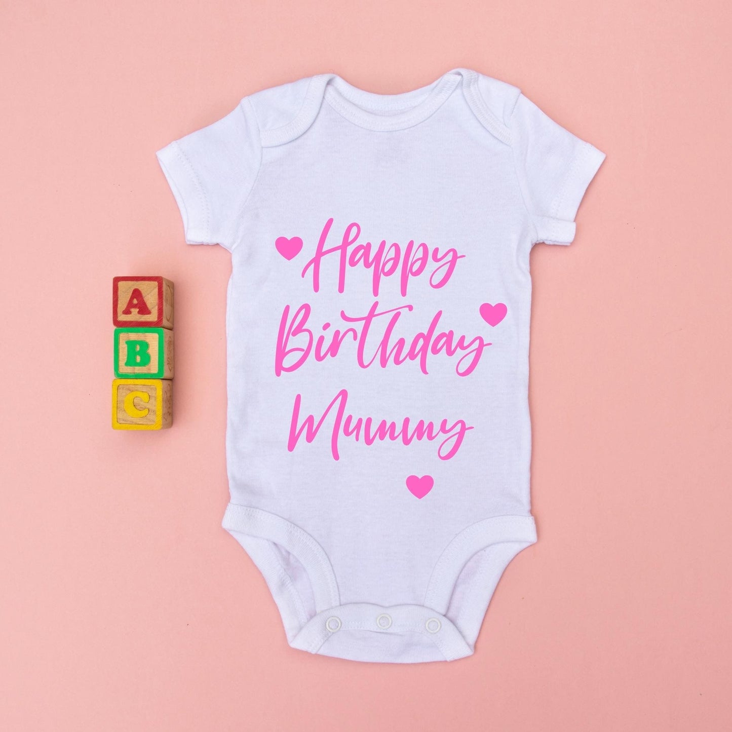 Happy Birthday Mummy baby vest  | Mummy Birthday | Happy Birthday Mummy Babygrow