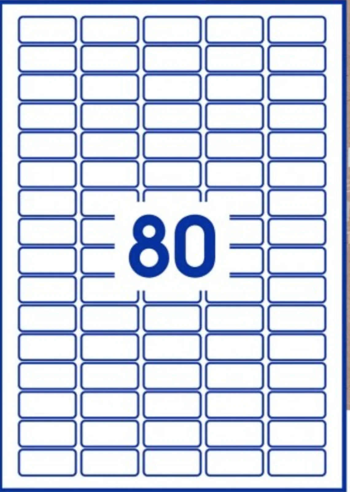 Custom personalised rectangular logo stickers