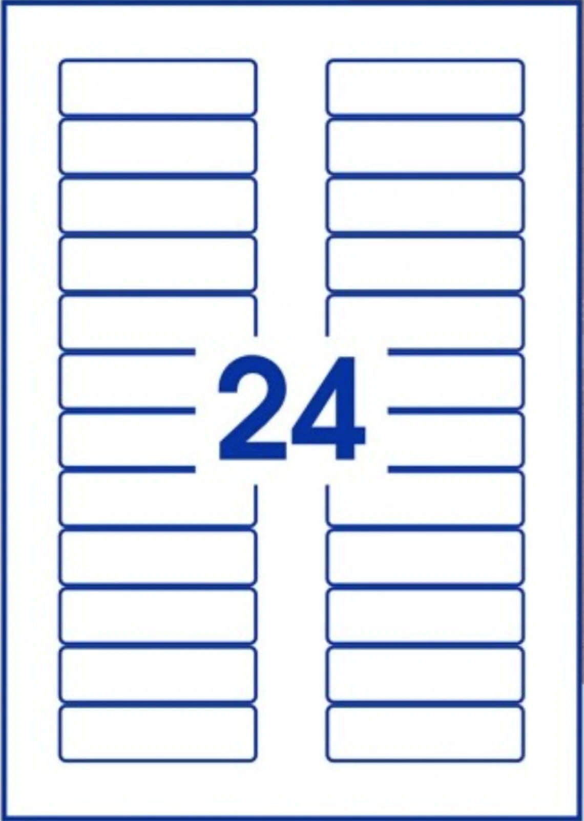 Custom personalised rectangular logo stickers