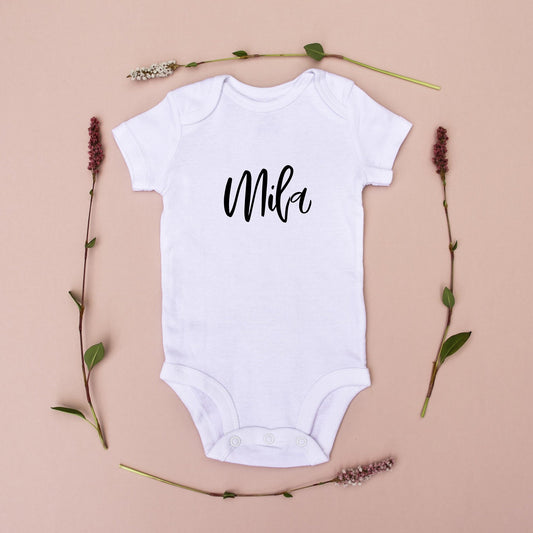Personalised Baby vest and Babygrow
