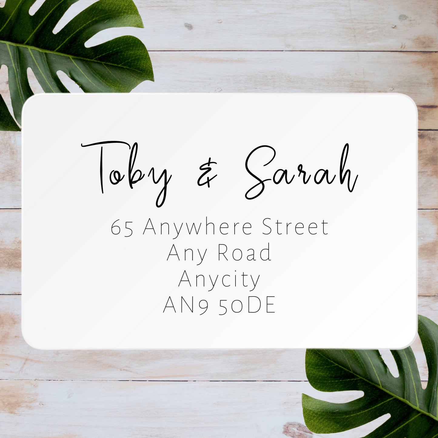Wedding Address Label