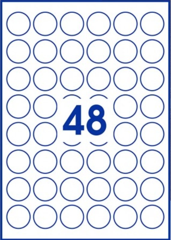 Custom personalised round logo stickers