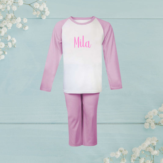 Children's personalised pyjamas