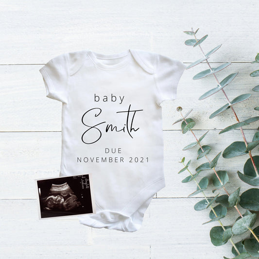 Pregnancy Announcement Vest